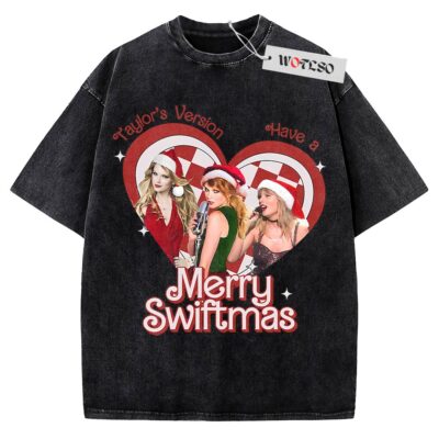 Merry Swiftmas Shirt, Christmas Shirt, Taylor Swift Shirt, Adult Shirt, Vintage Tee