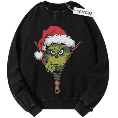 The Grinch Sweater, Holiday Sweater, Adult Sweater, Christmas Sweater, Vintage Sweater