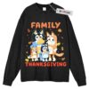 Bluey Family Sweater, Bluey thanksgiving Sweater, Holiday Sweater, Adult Sweater, Long Sleeve Sweater