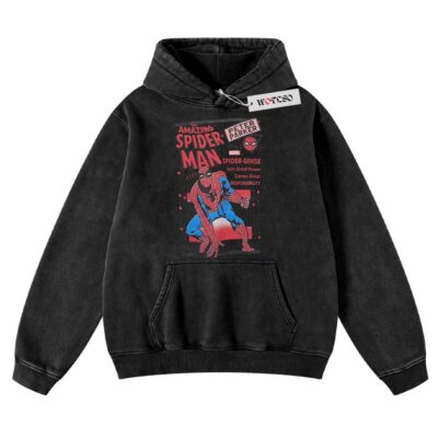 Spiderman Hoodie, The Amazing Spiderman Hoodie, Marvel Hoodie, Adult Comics Hoodie, Vintage Hoodie