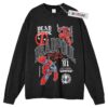 Deadpool Sweater, The X-men Sweater, Marvel Sweater, Adult Comics Sweater, Long Sleeve Sweater