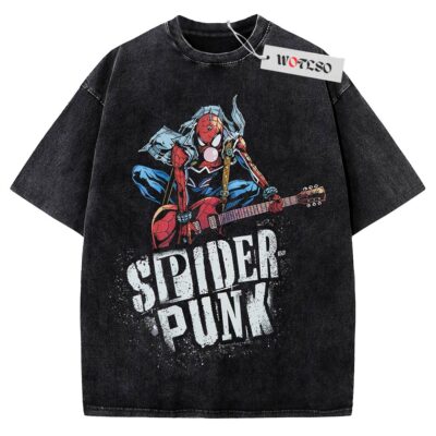 Spiderman Shirt, Punk Spiderman Shirt, Marvel Shirt, Adult Comics Shirt, Vintage Tee