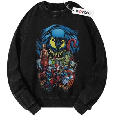 Spiderman Sweater, Punk Marvel Sweater, Marvel Sweater, Adult Comics Sweater, Vintage Sweater