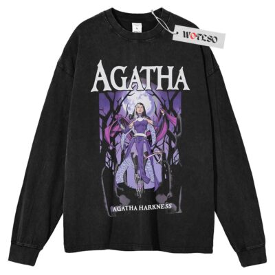 Agatha all Along Sweater, Agatha Harkness Sweater, Marvel Sweater, Adult Comics Sweater, Long Sleeve Sweater