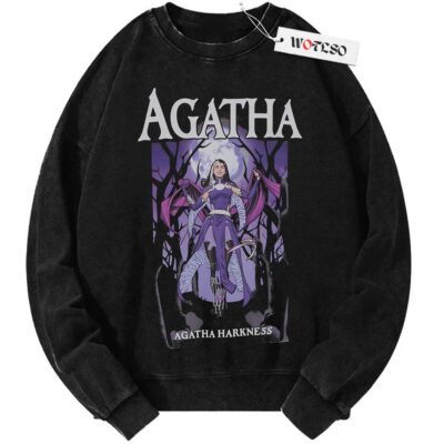 Agatha all Along Sweater, Agatha Harkness Sweater, Marvel Sweater, Adult Comics Sweater, Vintage Sweater