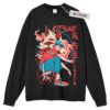 Chainsaw Man Sweater, Aki Hayakawa Sweater, Anime Sweater, Adult Anime Sweater, Long Sleeve Sweater