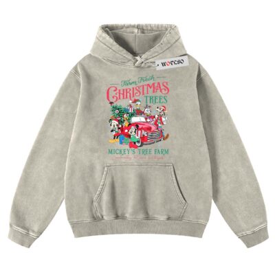 Disney Hoodie, Disney Christmas Hoodie, Christmas Tree Farm Hoodie, Adult Xmas Hoodie, Vintage Hoodie