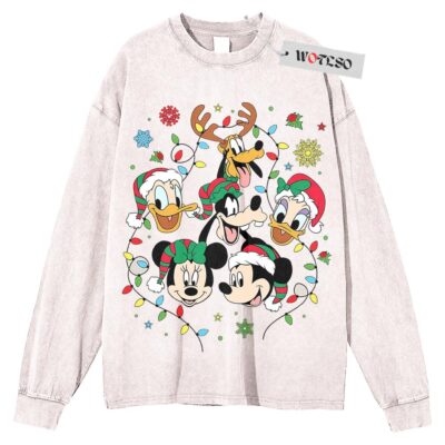 Disney Sweater, Disney Christmas Sweater, Holiday Sweater, Adult Xmas Sweater, Long Sleeve Sweater