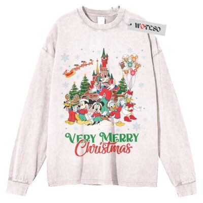 Disney Sweater, Disney Christmas Sweater, Holiday Sweater, Adult Xmas Sweater, Long Sleeve Sweater