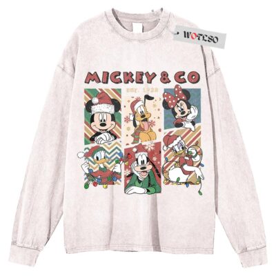 Disney Sweater, Disney Christmas Sweater, Holiday Sweater, Adult Xmas Sweater, Long Sleeve Sweater