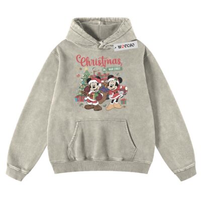 Disney Hoodie, Disney Christmas Hoodie, Mickey & Minnie Hoodie, Adult Xmas Hoodie, Vintage Hoodie