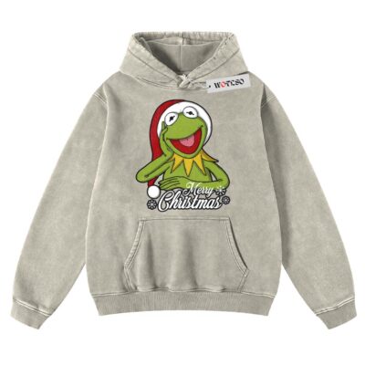 Kermit the Frog Hoodie, Funny Christmas Hoodie, Christmas Quote Hoodie, Adult Xmas Hoodie, Vintage Hoodie