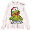 Kermit the Frog Sweater, Funny Christmas Sweater, Christmas Quote Sweater, Adult Xmas Sweater, Long Sleeve Sweater