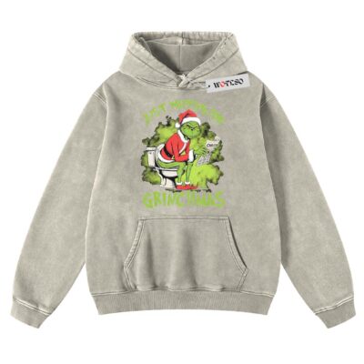 The Grinch Hoodie, Funny Christmas Hoodie, Christmas Movies Hoodie, Adult Xmas Hoodie, Vintage Hoodie