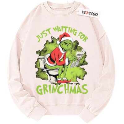 The Grinch Sweater, Funny Christmas Sweater, Christmas Movies Sweater, Adult Xmas Sweater, Vintage Sweater