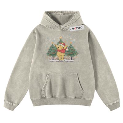 Disney Hoodie, Winnie-the-Pooh Hoodie, Retro Hoodie, Adult Xmas Hoodie, Vintage Hoodie