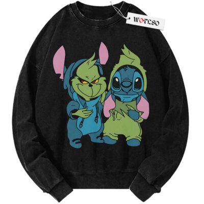 Lilo & Stitch Sweater, Stitch Christmas Sweater, Movies Christmas Sweater, Adult Christmas Gift Sweater, Vintage Sweater