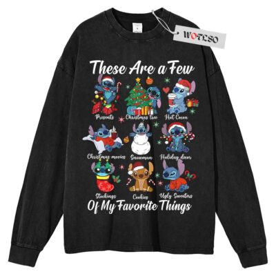 Lilo & Stitch Sweater, Stitch Christmas Sweater, Movies Christmas Sweater, Adult Christmas Gift Sweater, Long Sleeve Sweater