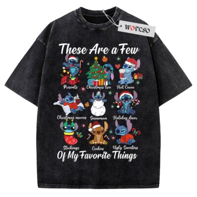 Lilo & Stitch Shirt, Stitch Christmas Shirt, Movies Christmas Shirt, Adult Christmas Gift Shirt, Vintage Tee