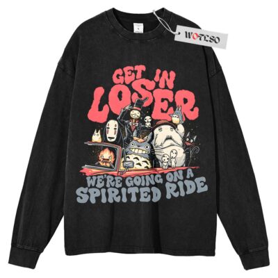 Spirited Away Sweater, Christmas Movies Sweater, Xmas Gift Sweater, Adult Christmas Gift Sweater, Long Sleeve Sweater