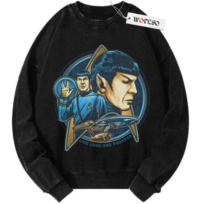 Star Trek Sweater, Spock Sweater, Xmas Gift Sweater, Adult Christmas Gift Sweater, Vintage Sweater