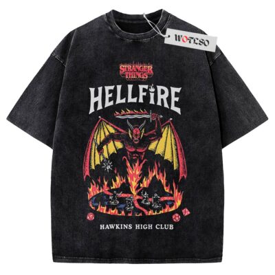 Stranger Things Shirt, Netflix Shirt, Adult Movie Shirt, Hellfire Club Shirt, Vintage Tee