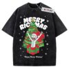 Rick and Morty Shirt, Merry Rickmas Shirt, Adult Cartoon Shirt, Christmas Shirt, Vintage Tee