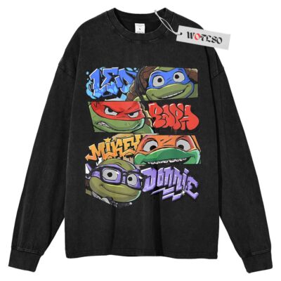 Teenage Mutant Ninja Turtles Sweater, Funny Christmas Sweater, Christmas Quote Sweater, Adult Xmas Sweater, Long Sleeve Sweater