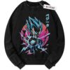 Vegeta Sweater, Dragonball Sweater, DBZ Sweater, Adult Anime Sweater, Vintage Sweater