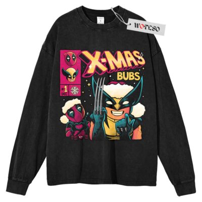 Wolverine Sweater, X-men Sweater, Marvel Sweater, Adult Christmas Gift Sweater, Long Sleeve Sweater