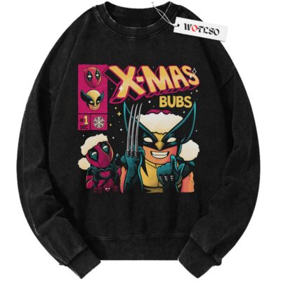 Wolverine Sweater, X-men Sweater, Marvel Sweater, Adult Christmas Gift Sweater, Vintage Sweater