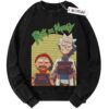 Rick and Morty Sweater, Merry Rickmas Sweater, Adult Cartoon Sweater, Christmas Sweater, Vintage Sweater