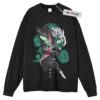 Black Goku Sweater, Dragonball Sweater, DBZ Sweater, Adult Anime Sweater, Long Sleeve Sweater