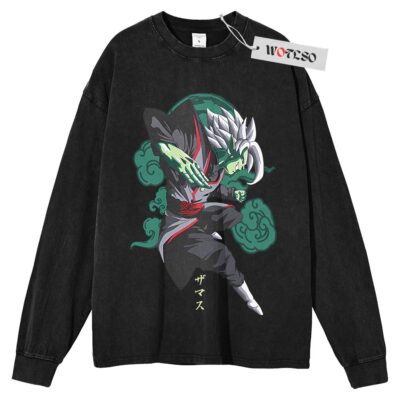 Black Goku Sweater, Dragonball Sweater, DBZ Sweater, Adult Anime Sweater, Long Sleeve Sweater