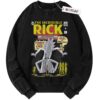 Rick and Morty Sweater, Merry Rickmas Sweater, Adult Cartoon Sweater, Christmas Sweater, Vintage Sweater