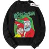 Rick and Morty Sweater, Merry Rickmas Sweater, Adult Cartoon Sweater, Christmas Sweater, Vintage Sweater