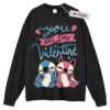 Stitch Valentine Sweater, Valentine Couple Gift Sweater, Gift for him Sweater, Gift for her Sweater, Long Sleeve Sweater