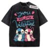 Stitch Valentine Shirt, Valentine Couple Gift Shirt, Gift for him Shirt, Gift for her Shirt, Vintage Tee