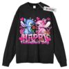 Stitch Valentine Sweater, Valentine Couple Gift Sweater, Gift for him Sweater, Gift for her Sweater, Long Sleeve Sweater