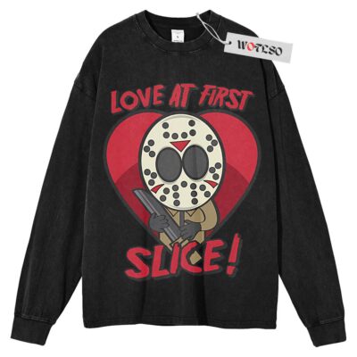 Friday the 13th Valentine Sweater, Valentine Couple Gift Sweater, Gift for him Sweater, Gift for her Sweater, Long Sleeve Sweater