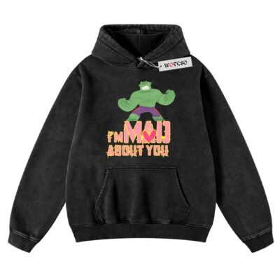 Hulk Valentine Hoodie, Valentine Couple Gift Hoodie, Gift for him Hoodie, Gift for her Hoodie, Vintage Hoodie