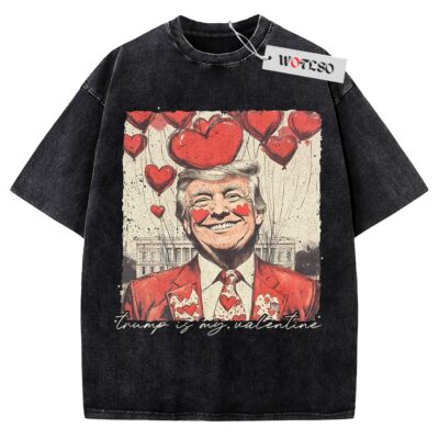 Valentine's Day Shirt, Valentine Trump Shirt, Gift for him Shirt, Gift for her Shirt, Vintage Tee