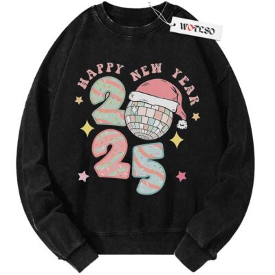 New year 2025 Sweater, New year Gift Sweater, Gift for him Sweater, Gift for her Sweater, Vintage Sweater