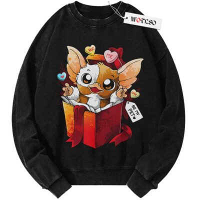 Gremlins Valentine Sweater, Valentine Couple Gift Sweater, Gift for him Sweater, Gift for her Sweater, Vintage Sweater