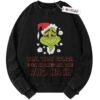 The grinch Sweater, Grinch 420 Sweater, Funny Christmas Gift Sweater, Adult Christmas Gift Sweater, Vintage Sweater