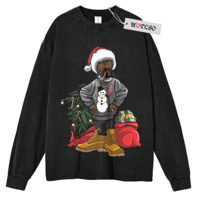 Snoop Dog Sweater, Snoop Dog 420 Sweater, Funny Christmas Gift Sweater, Adult Christmas Gift Sweater, Long Sleeve Sweater