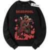 Deadpool Cupid Sweater, Valentine Couple Gift Sweater, Gift for him Sweater, Gift for her Sweater, Vintage Sweater