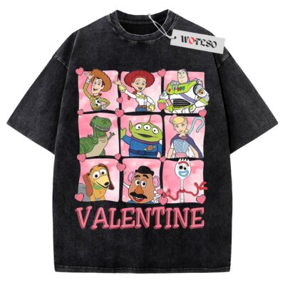 Toy Story Shirt, Toy Story Valentine Shirt, Gift for him Shirt, Gift for her Shirt, Vintage Tee