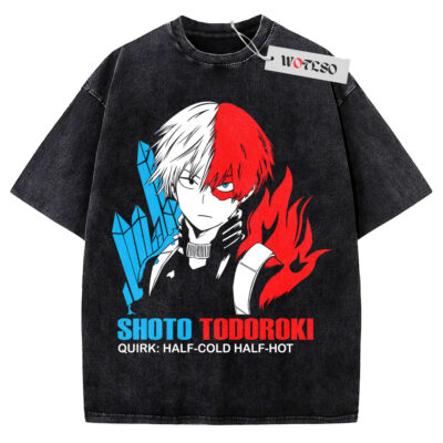 Shoto Todoroki Shirt, My Hero Academia Anime Shirt, Vintage Tee