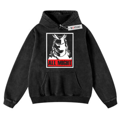 All Might Shirt, My Hero Academia Anime Shirt, Vintage Hoodie